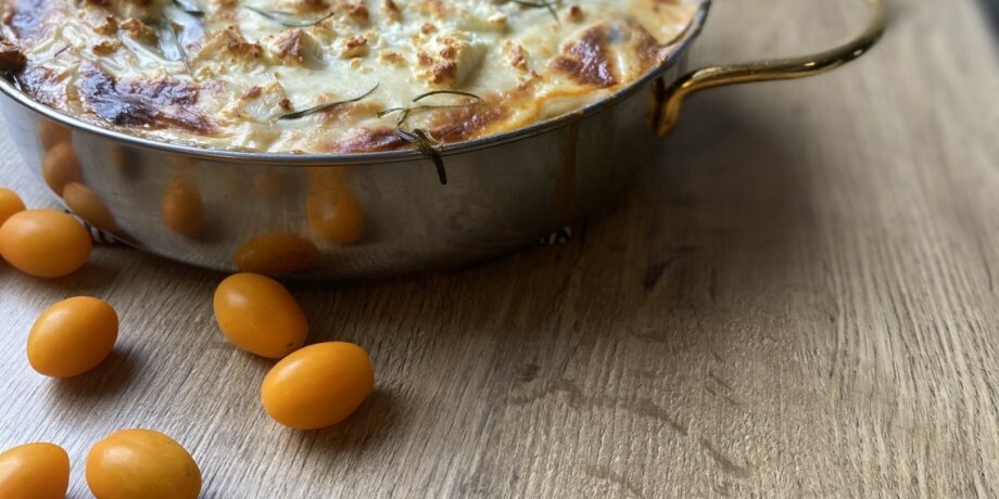 Moussaka med rökt skinka, 6 portioner