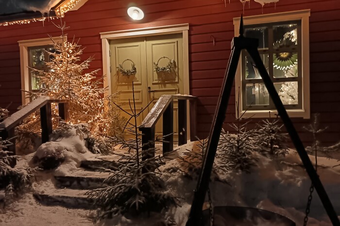 Julstämning vid Herrgårds köttrökeri!